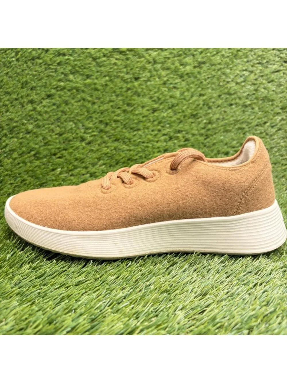 Allbirds Wool Runner 2 Womens Size 8 Stony Beige Athletic Shoes Sneakers